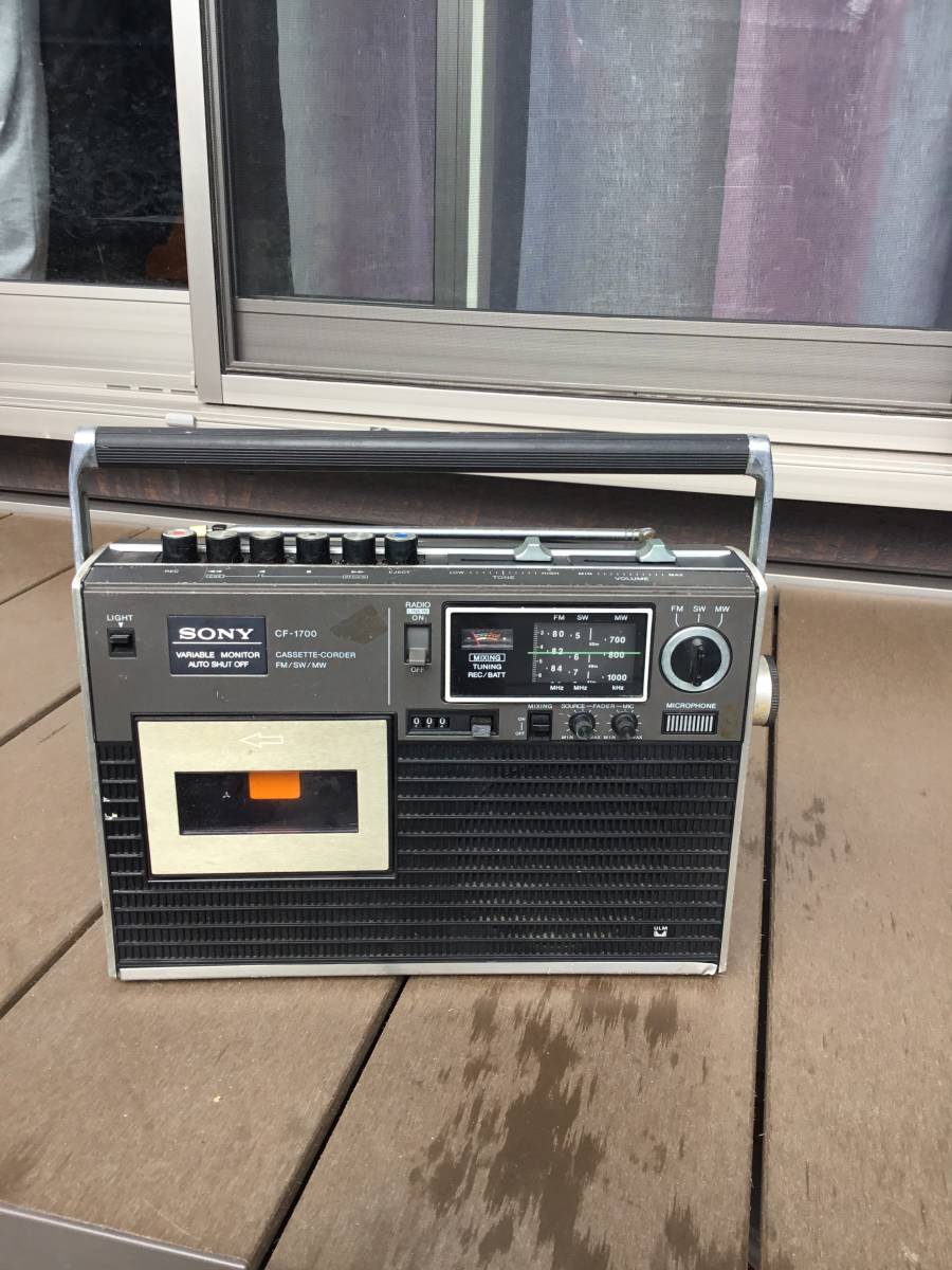 SONY　3BANDラジオカセットレコーダー　CF-1760