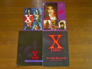 X X поломка .. направление ...THE BEST HIT дополнение /POSTER BOOK 1985/Into The Backstage 1993/ др. итого 4 шт. KA1