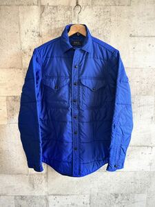 ☆★ RALPH LAUREN INSULATION SHIRT JACKET BLUE SOLID ORIGINAL ラルフローレン 中綿インサレーション シャツジャケット オリジナル ☆★