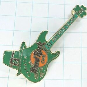 送料無料)Hard Rock Cafe グリーンハット ハードロックカフェ ピンバッジ PINS ブローチ ピンズ A06720