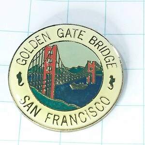 送料無料)サンフランシスコ ゴールデンゲートブリッジ アメリカ輸入 アンティーク ピンバッジ PINS ピンズ A06745