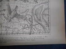 アンティーク天球図、天文暦学書Astronomy 星座図絵1801年復刻『ボーデの星図ウラノグラフィア16』Star map, Planisphere, Celestial atlas_画像10