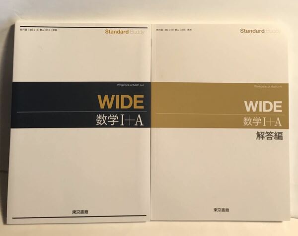 ■■WIDE数学Ⅰ+A 東京書籍 別冊解答編付　東京書籍　2017