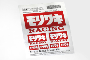 送料250円～　モリワキ　モリワキ NEW 赤白ステッカーKIT 　7枚入　0S800-50000-40　大：59x88mm　中：25x39mm　小：9x19mm　