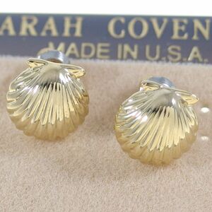 A7718◆【SARAH COVENTRY】◆ 小さなシェルモチーフ ◆ ヴィンテージピアス * イヤリング ◆