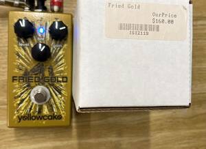 Yellowcake Fried Gold Overdrive Pedal ハンドメイド・オーバードライブ・エフェクター・ペダル　元箱付属