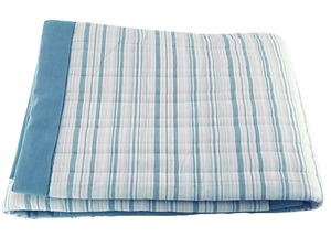  quilt rug ... weave cotton 100% hot carpet cover floor heating OK 2.7 tatami 240x185cm stripe pattern blue 