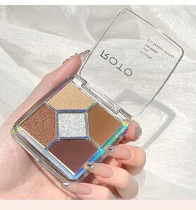 ROTO 5色 アイシャドウパレット eyeshadow palette #01