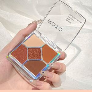 ROTO 5色 アイシャドウパレット eyeshadow palette #02