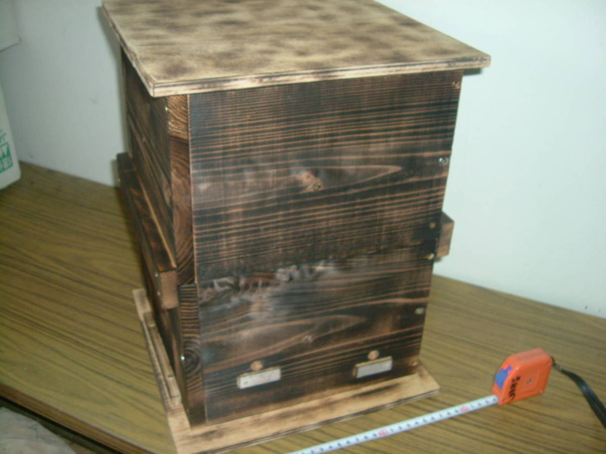 定番人気！ 日本蜜蜂 重箱用巣箱台 ニホンミツバチ 30cm用 - かご/おり