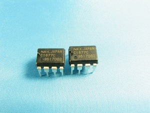 NECのIC「μPC1677C」2個　未使用品①