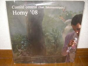 人気盤 ポスタージャケット仕様 12inch ◆ COMITE CENTRAL feat FAKEMANNEQUIN ◆ HORNY 08