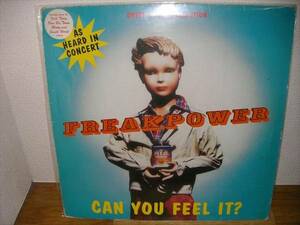 Freak Power フリークパワー Norman cook ◆ Can You Feel It ◆ todd terry mix 「AFRIKA BAMBAATAA JAZZY SENSATIONネタ」