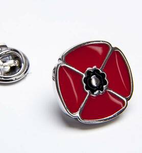 ★ラペルピン ポピー けしの花 POPPY・・♬～　 ONYX-ART LONDON LP861 LAPEL PIN POPPY