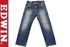 J6539*EDWIN 5034E PREMIUM* ультра sib цвет .. Vintage woshu обработка premium Denim распорка джинсы W31 одновременно упаковка возможность 