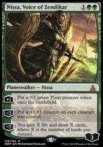 え緑 ゼンディカーの代弁者、ニッサ（英 良品 OGW）2枚set xその1 MTG/Nissa, Voice of Zendikar（ゲートウォッチの誓い/Oath of the Gatew_画像1