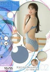 奥山かずさvol.2 トレーディングカード Bikini 02 10/55 ビキニカード 