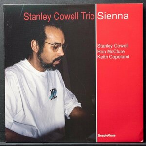 【オリジナル】STANLEY COWELL 美品 DENMARK盤 SIENNA スタンリーカウエル STEEPLE CHASE ピアノトリオ STRATA EAST