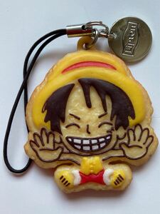 ONE PIECE ルフィーA Cookie Mascot Liptonストラップ ワンピース