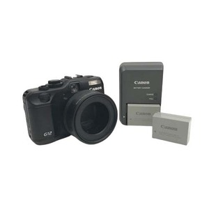 22-36 【通電確認済み】 Canon キヤノン パワーショットG12 コンパクトデジタルカメラ 5X 6.1-30.5mm 1：2.8-4.5 撮影 黒 PowerShot