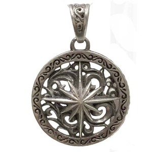  Izumi shop 21-521 Sard pendant top sun god Circle ala Beth k silver SV925 silver men's lady's unisex SAAD