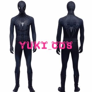 スパイダーマン3 ヴェノム　黒いスパイダーマン　コスプレ衣装