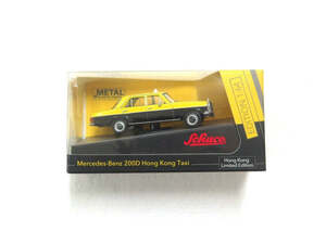 Schuco Schuco EDITION 1:64 Mercedes-Benz 200D Hong Kong Tax(Yellow/Black)) Hong Kong ограниченный выпуск трудно найти товар 