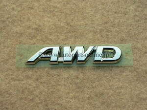 AWD リア エンブレム カローラ クロス COROLLA CROSS EMBLEM PARTS 海外 仕様 トヨタ 純正 部品 パーツ US 北米 輸出 通販 アクセサリー