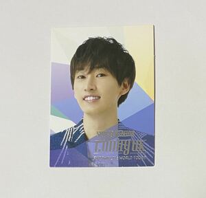 SMTOWN LIVE WORLD TOUR3 IN SEOUL SUPER JUNIOR ウニョク トレカ EUNHYUK Photocard 1