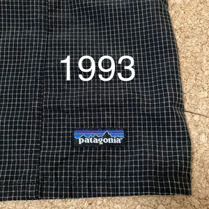 Lサイズ 極美品【1996年 ジャマイカ製】patagonia リバーショーツ スーパーアルパイン BLK (ブラック) 黒 バギーズショーツ 超希少 57081S6