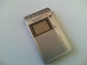 SONY/ソニー　FM／AM ポケットラジオ　ICF-R553V★動作品！難あり！定形外送料140円可