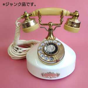 * price cut *si molding telephone antique dial type telephone machine Showa Retro junk 