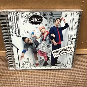 YK-4438（同梱可）中古品 Allies アライズ CD DVD Calling U コーリングユー 2枚組 CD 1枚 DVD 1枚