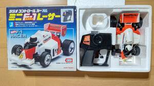  rare that time thing radio-controller radio control car Mini F1 Racer morning by day quotient ( search Tommy Nikko Taiyo Yonezawa ) Junk 