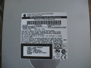 Apple DVD 「SR-8584-B」 6倍速 DVD-ROM内蔵ドライブ IDE接続　動作確認済み　USBインタフェース付き　送料込み