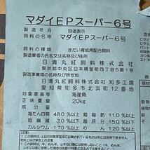 ハイグレード餌『マダイEPスーパー6号』6㎜ 4kg アスタキサンチン配合 錦鯉 ポリプテルス ナマズ エイの餌 エビ類にも有効です_画像7