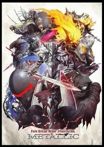 「Fate/Grand Order Illustration METALLIC」METAJAN ケースワベ FGO フルカラーイラスト集　同人誌 ランスロット モードレッド