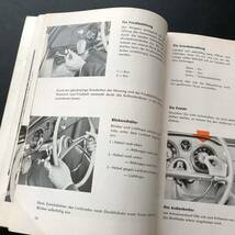 空冷　VW カルマンギア　角テール　1957年9月　取扱説明書　マニュアル　ドイツ語版　ユーズドコンディション_画像6