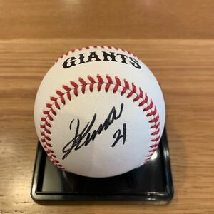  Yomiuri Giants . person rock . autograph autograph ball not for sale lamp . official throwing included throwing inserting 