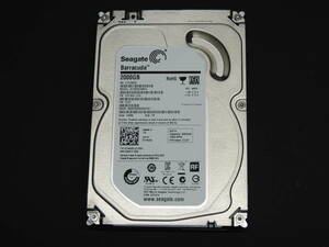 【送料無料/使用0時間】Seagate 2TB HDD 3.5インチ ST2000DM001 管理:s-11