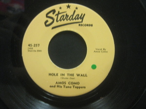Amos Como And His Tune Toppers / Hole In The Wal ◆EP3396NO BRP◆EP
