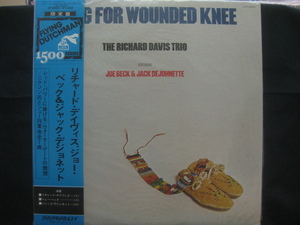 The Richard Davis Trio Featuring Joe Beck & Jack DeJohnette / Song For Wounded Knee ◆LP4163NO OBRP◆LP