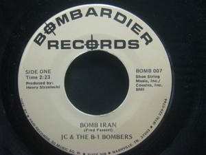 JC & The B-1 Bombers / Bomb Iran ◆EP3428NO BYP◆EP