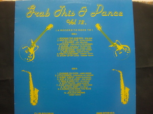 Bob King他 / V.A / Grab This & Dance Volume 12 ◆LP2710NO BRPP◆LP