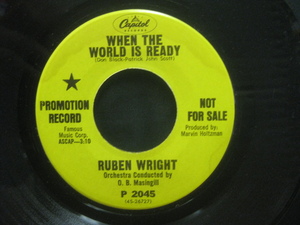 Ruben Wright / When The World Is Ready◆EP3290NO BBP◆EP