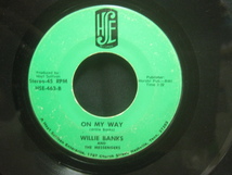 Willie Banks And The Messengers / On My Way ◆EP3417NO BRP◆EP_画像2