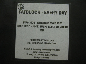 Fatblock / Every Day ◆Z677NO◆12インチ