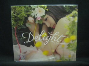 miwa / Delight(初回生産限定盤)(DVD付) ◆CD3119NO◆CD