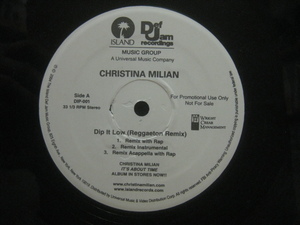 Christina Milian / Dip It Low (Reggaeton Remix) ◆Z287NO◆12インチ