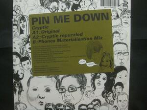 Pin Me Down / Cryptic ◆Y718NO◆12インチ